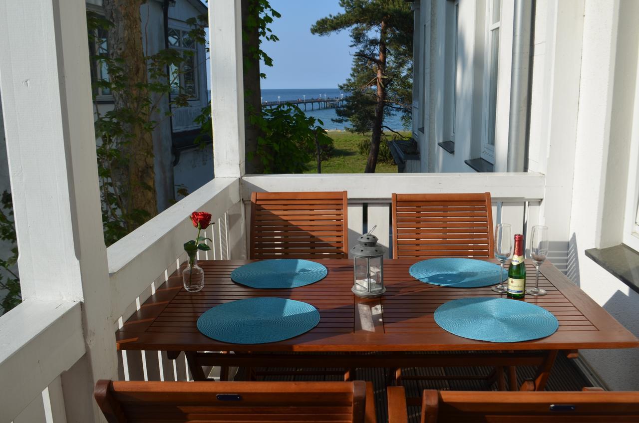 Villa Strandblick - Wohnung Miramare Binz Eksteriør bilde
